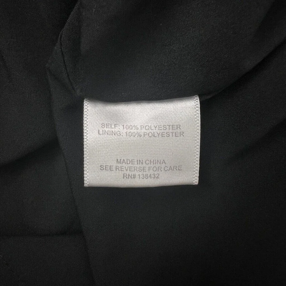 Vintage Fervour Womens Fit & Flare Dress Black Scoop Neck‎ Cap Sleeve Flutter XS - Picture 4 of 5